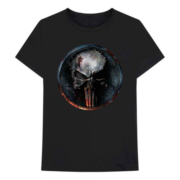 Marvel Comics Unisex T-Shirt: Punisher Gore Skull (Black)