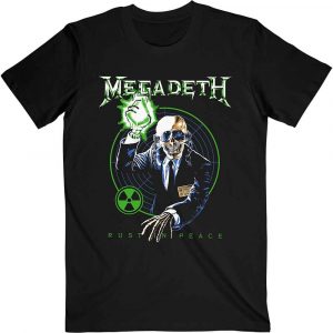 Megadeth Unisex T-Shirt: Vic Target Rust In Peace Anniversary (Black)