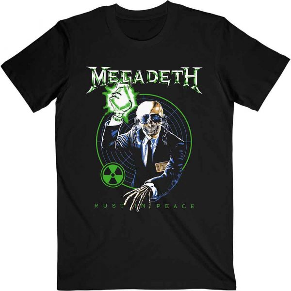 Megadeth Unisex T-Shirt: Vic Target Rust In Peace Anniversary (Black)