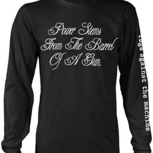 Rage Against The Machine Men Power Stems Long Sleeve Black