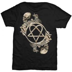 HIM Unisex T-Shirt: Bone Sculpture (Black)