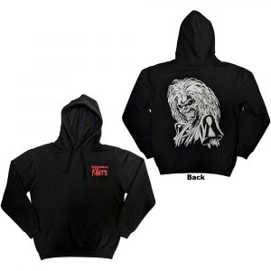 Iron Maiden Unisex Pullover Hoodie: Killers Eddie (Black) (Back Print) (Medium)