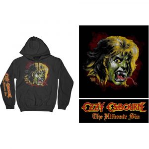 Ozzy Osbourne Unisex Pullover Hoodie: Ozzy Demon (Black) (Medium)