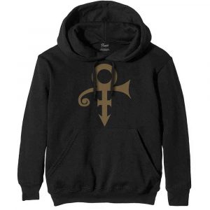 Prince Unisex Pullover Hoodie: Symbol (Black) (Medium)